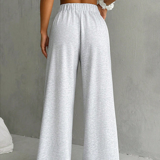 Women's Casual Street Fashion Loose High Waist Pants