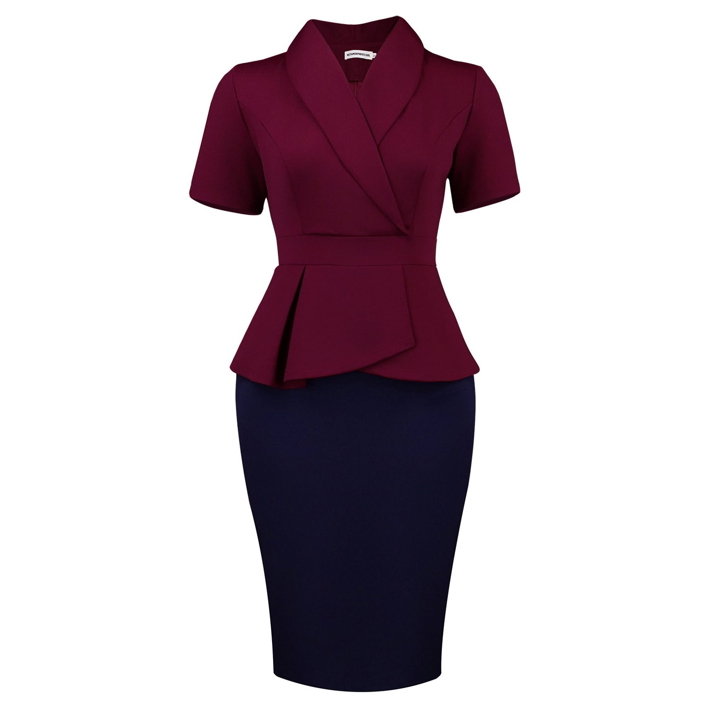 Women's Summer Sleeve Ruffled Elegant Graceful Color Matching Sheath Shorts