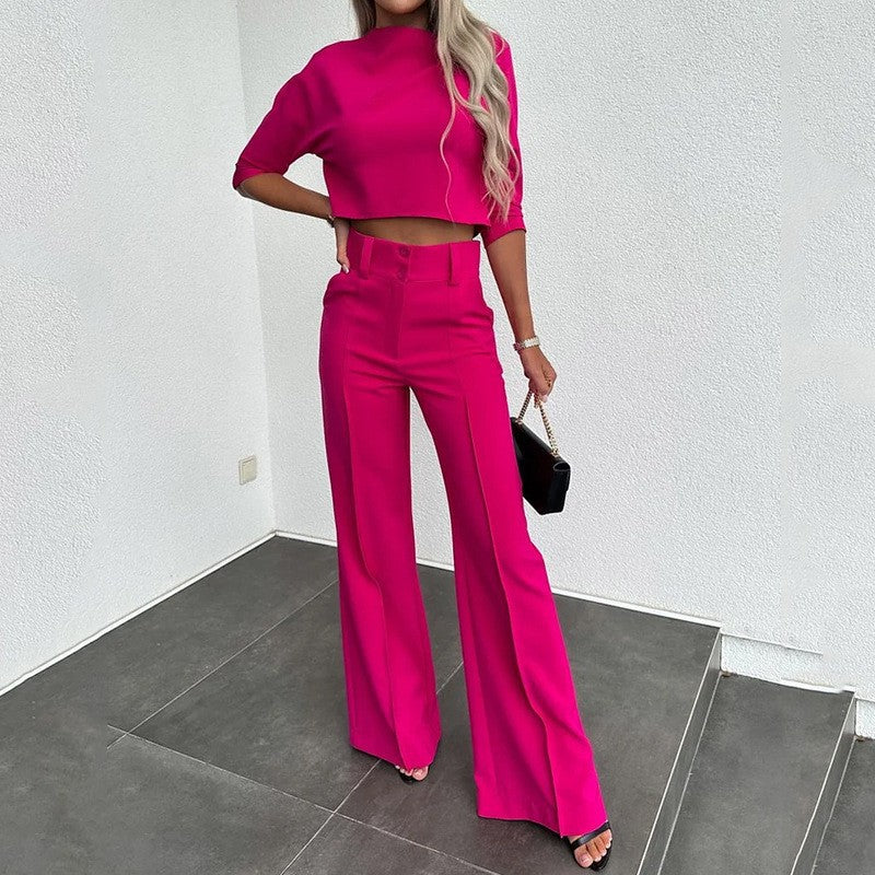 Women's Unique Fashion Casual Set Two-piece Suits