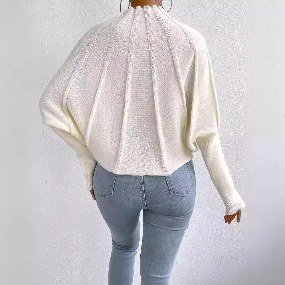 Women's Knitted Pullover Elegant Inner Match Sweater