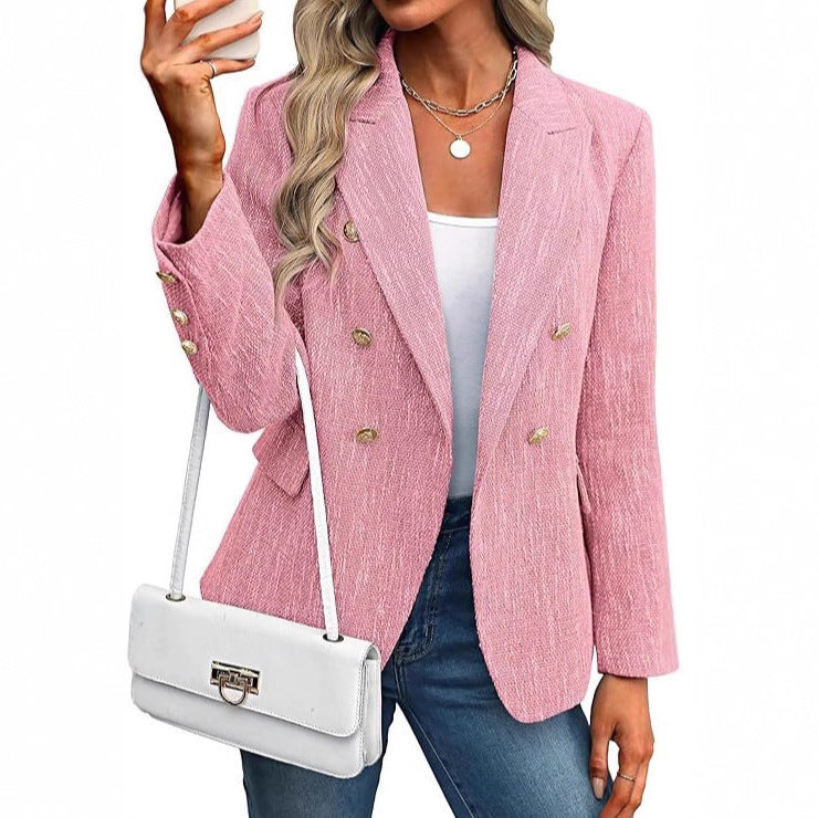 Women's Solid Color Autumn Simple Style Fashion Blazers