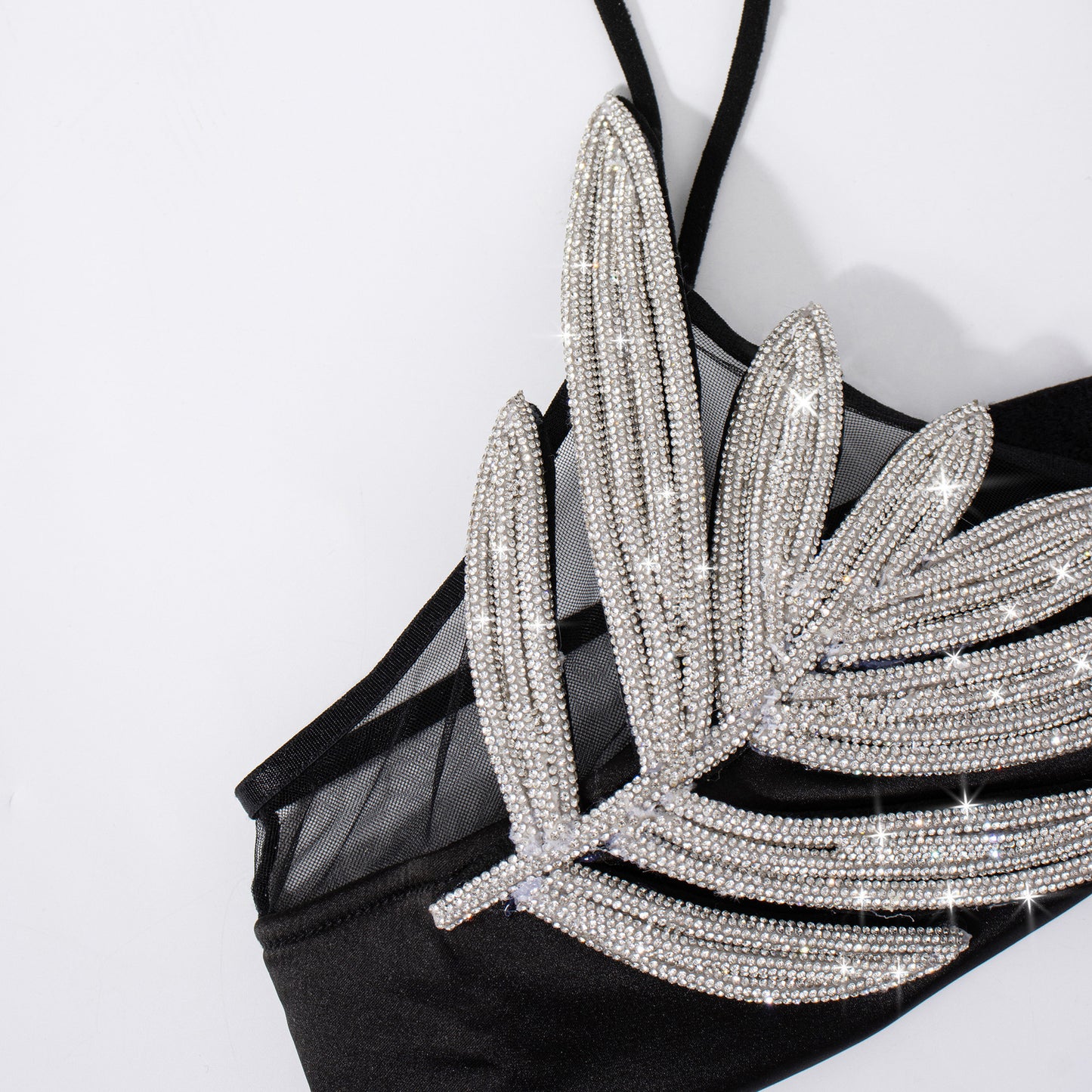 Diamond Bikini Premium Bra Sier Rhinestone Sexy Tops