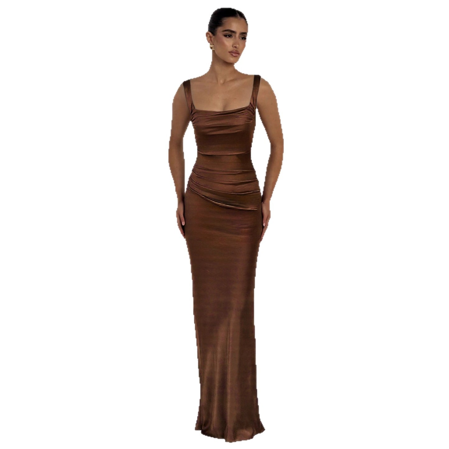 Sleeveless High-grade Slimming Sling Temperament Banquet Dress
