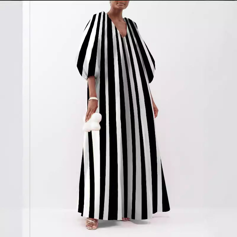 Versatile Popular Fashion Digital Printed Dress Blouses