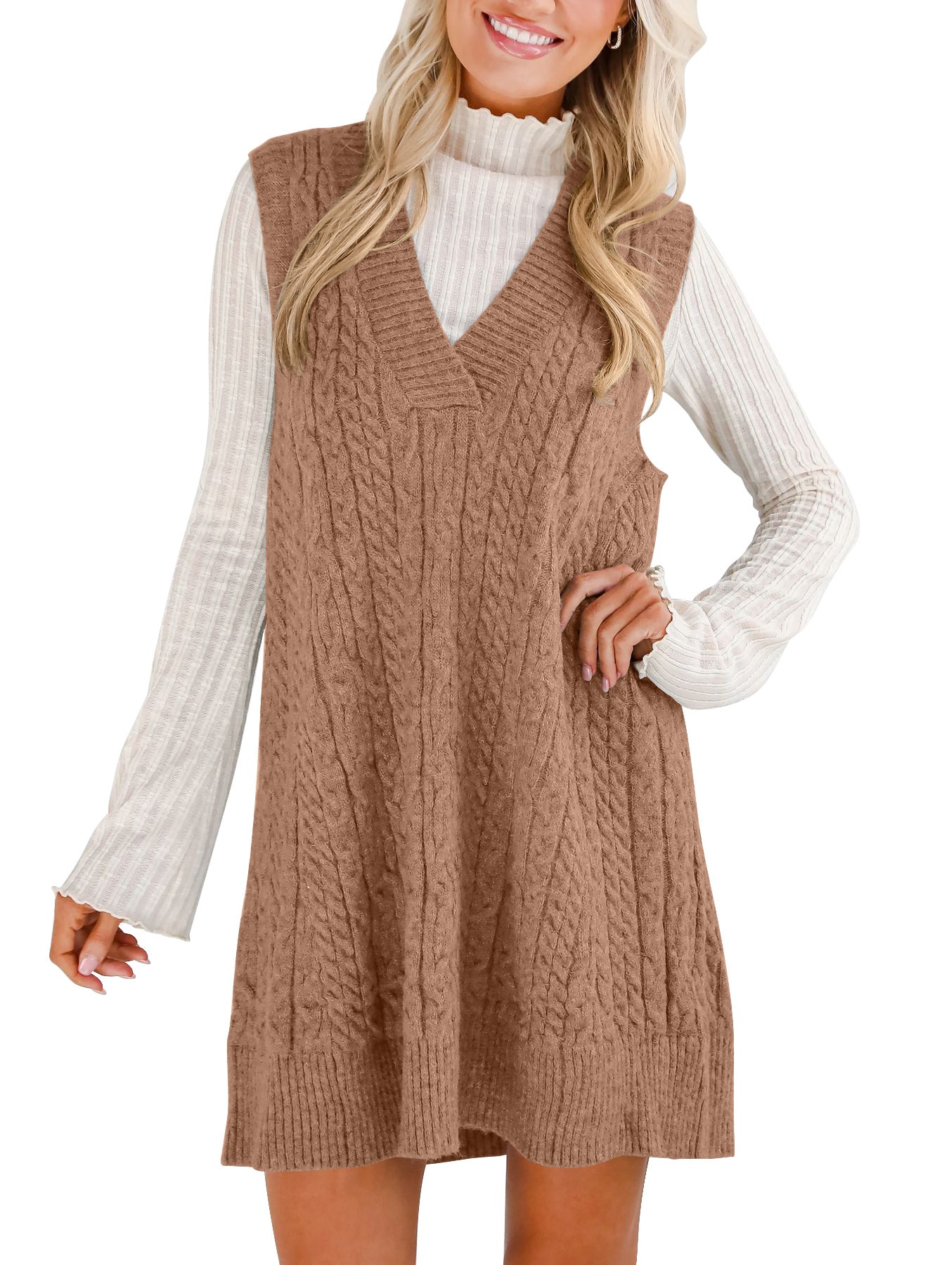 Women's Stylish Trendy Woolen Casual Suspender Sweaters
