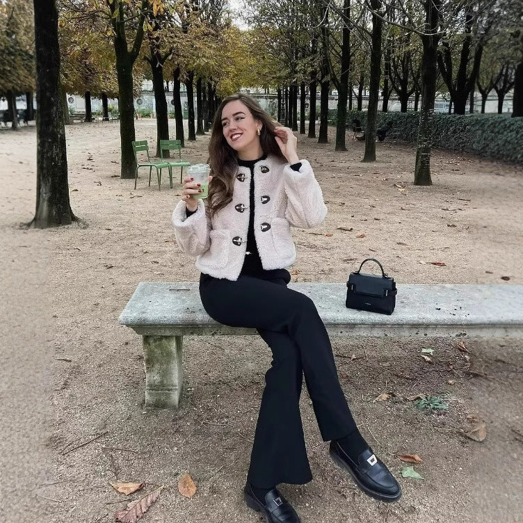 Women's Trendy Elegant Fashionable Thermal Fleece Coats