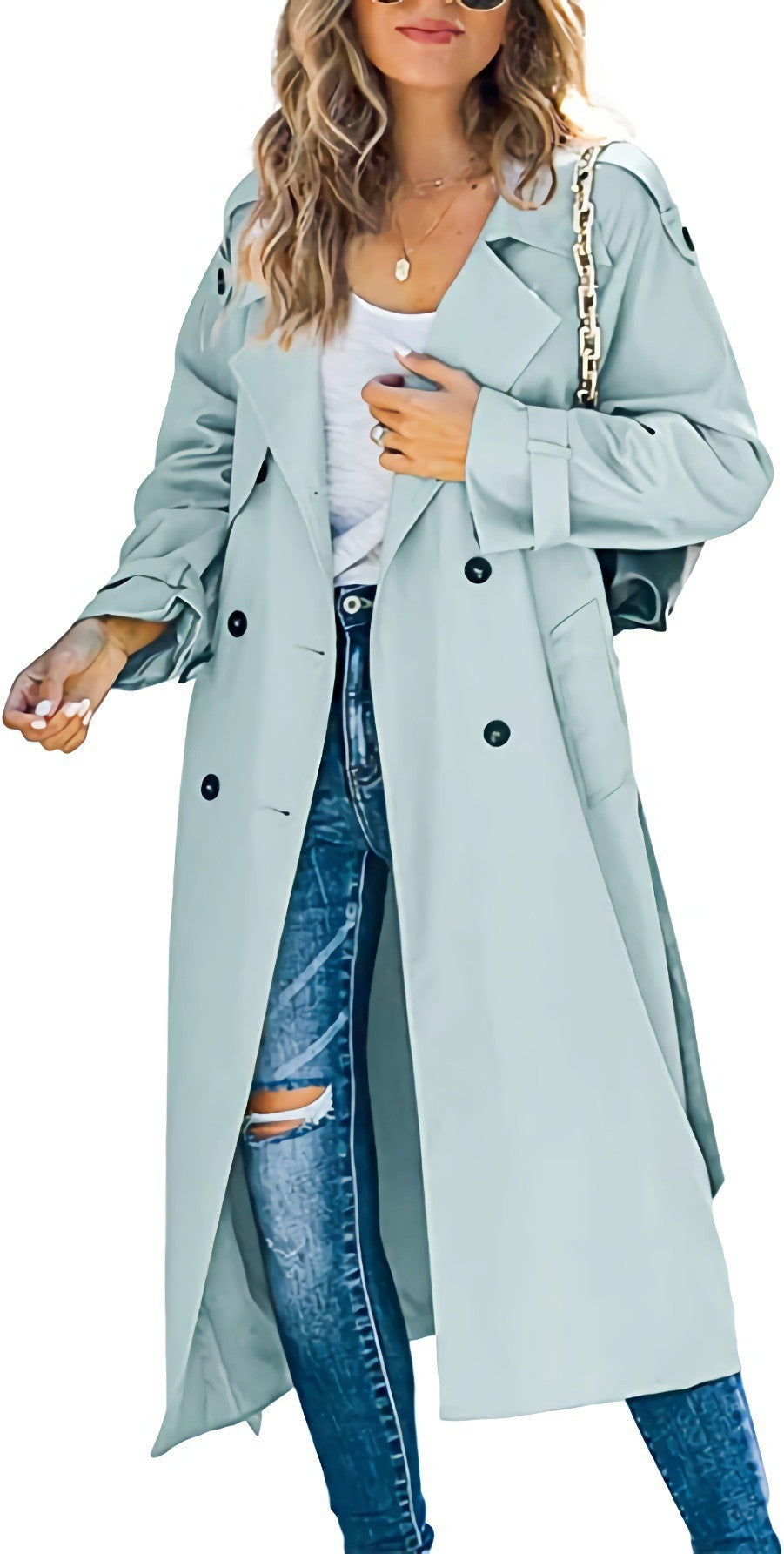 Women's Slouchy Winter Autumn Trench Overcoat Coats