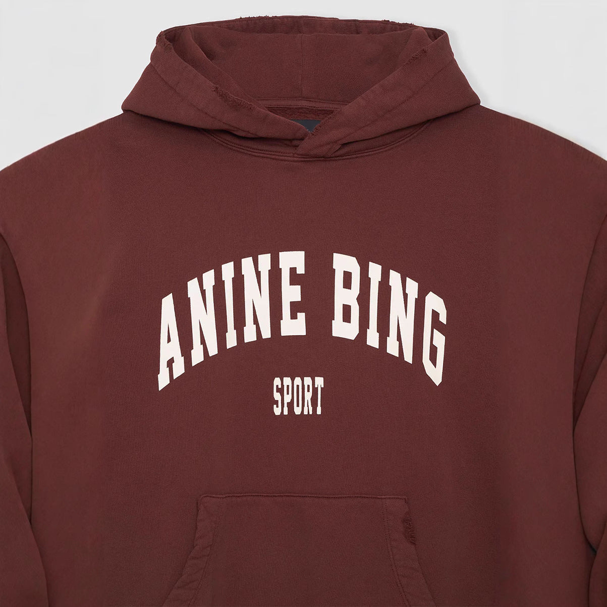 Women's North American Niche Classic Letter Printing Dyed Fried Sweaters