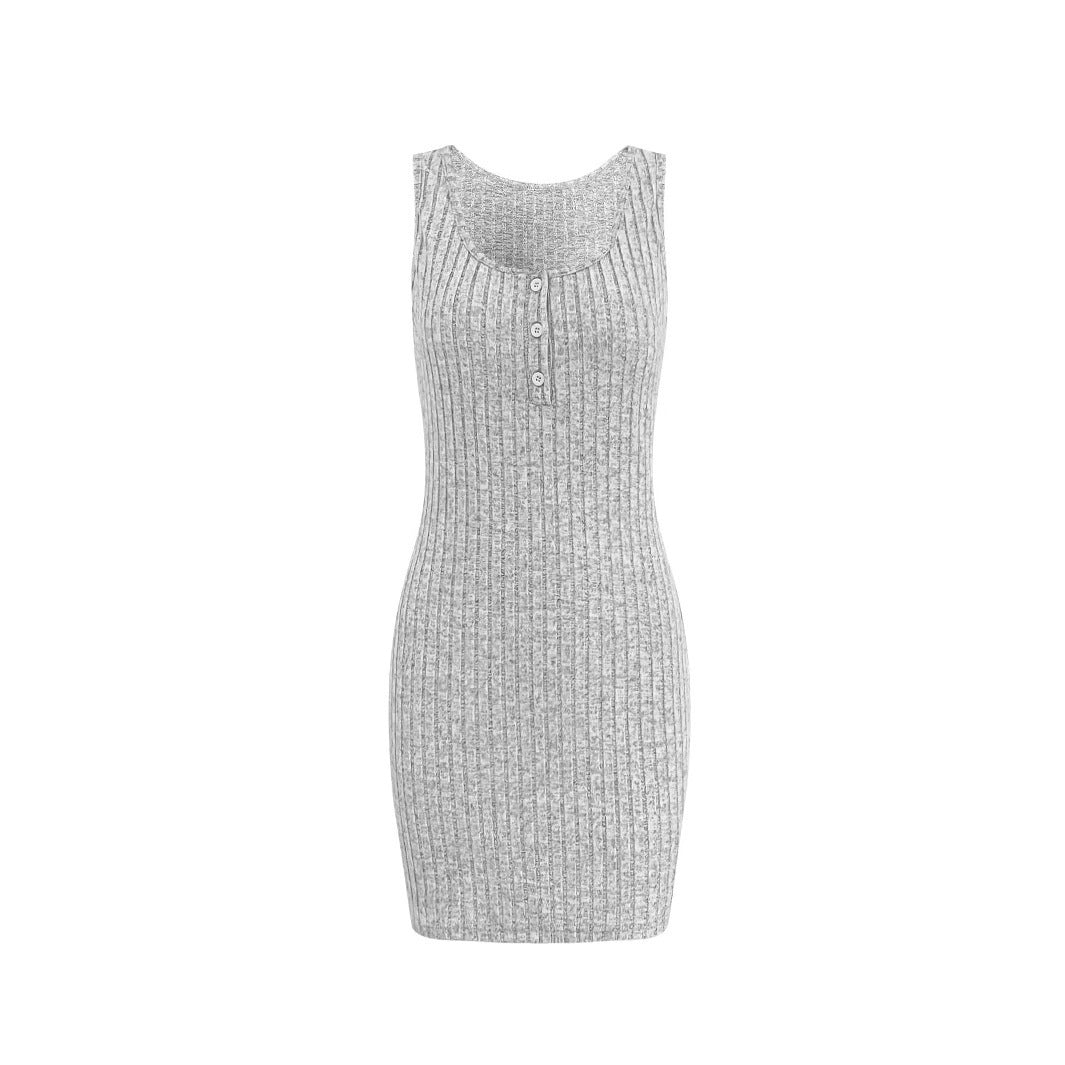 Women's Dress Two-piece Sexy Slim Fit Solid Color Rib Fashion Casual Suit