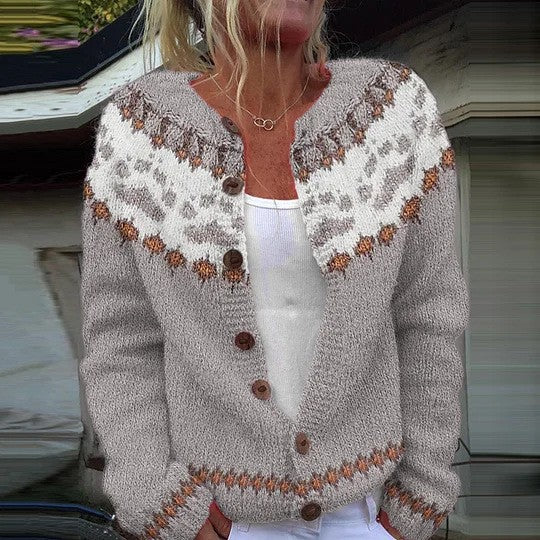 Stylish New Women's Loose Multicolor Fashion Knitwear