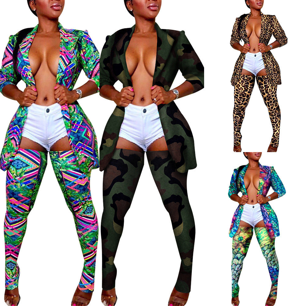 Turn-down Collar Slim Fit Long Coaster Suits