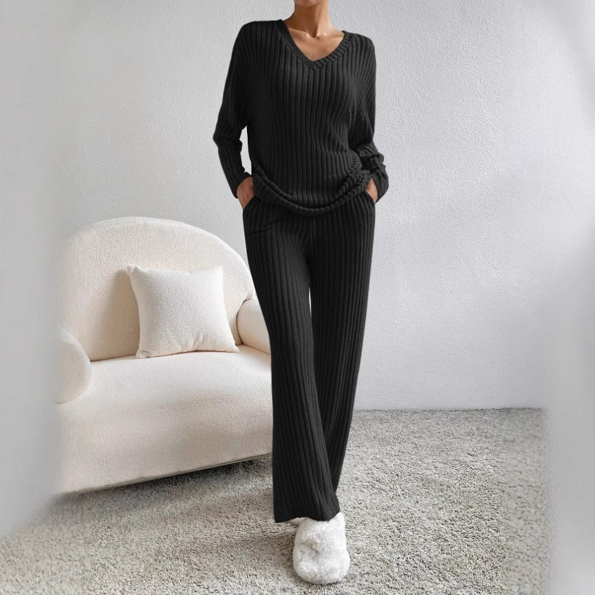 Women's Two-piece Autumn Fashion Casual Straight Loose Suits