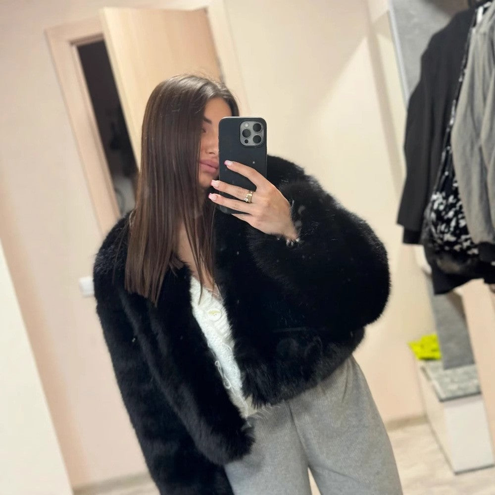 Women's Fur Casual Street Style Fox Coats