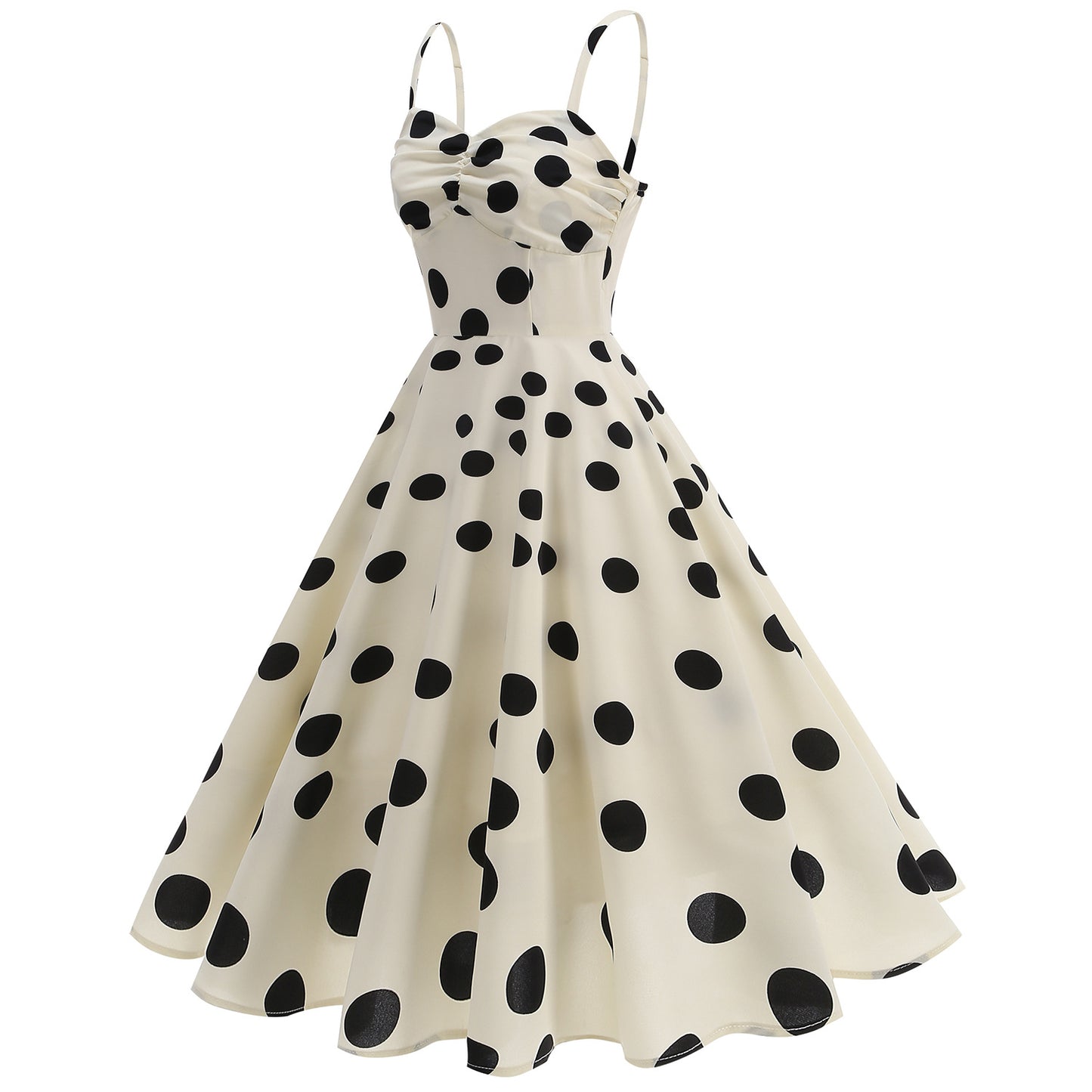 Elegant Graceful Dot Polka Dots Printed Dresses