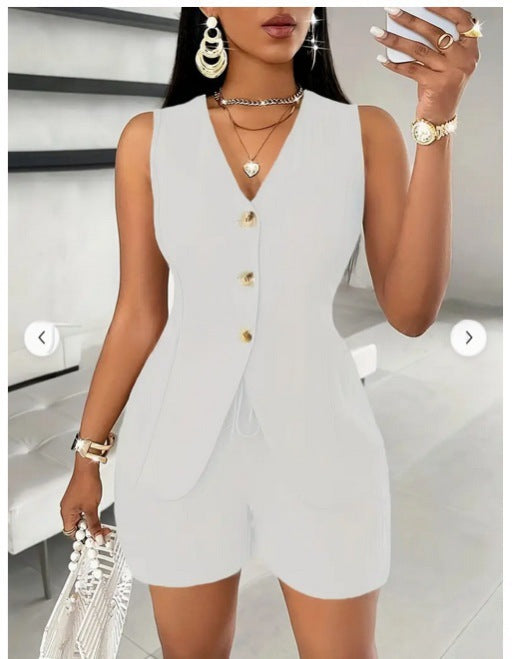 Women's Elegant Camisole Short-sleeved Shirt For Clothing