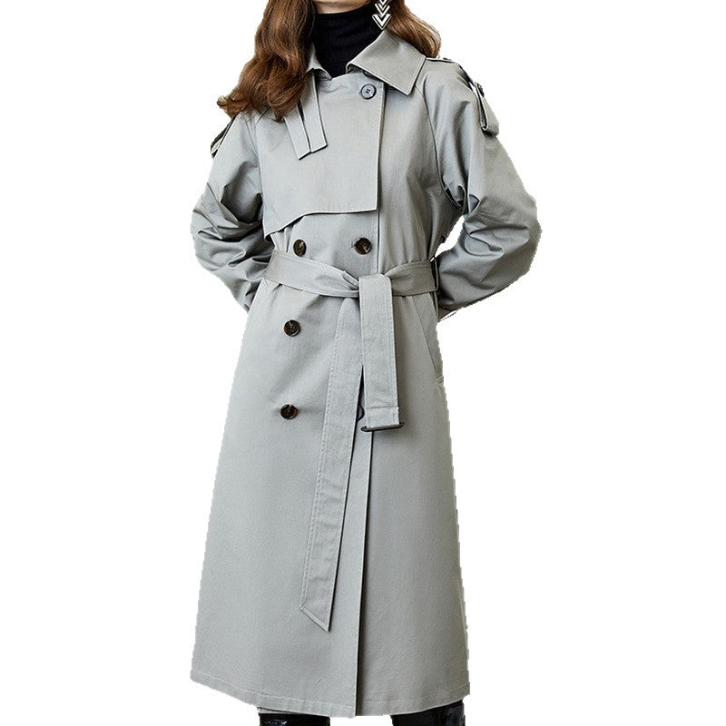 Women's Long Sleeve Solid Color British Autumn Fashion Elegant Waist Coats