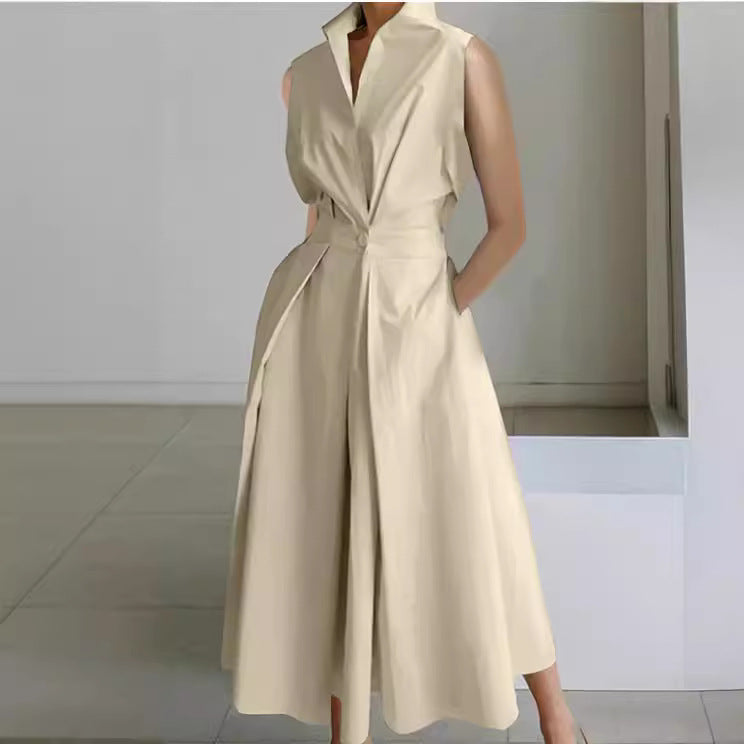 Women's Dress Summer Commuting Fashion Solid Color Dresses
