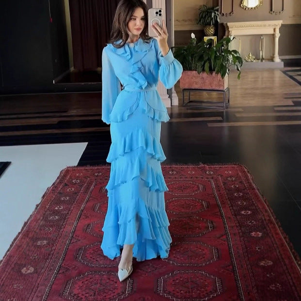 Comfortable Stylish Autumn Elegant Dress Robe Dresses