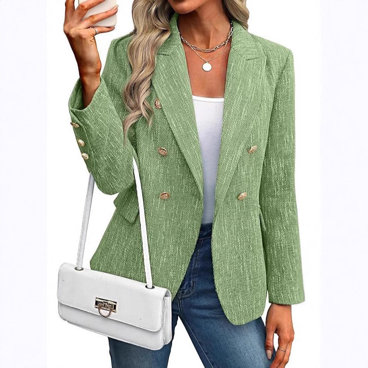 Women's Solid Color Autumn Simple Style Fashion Blazers
