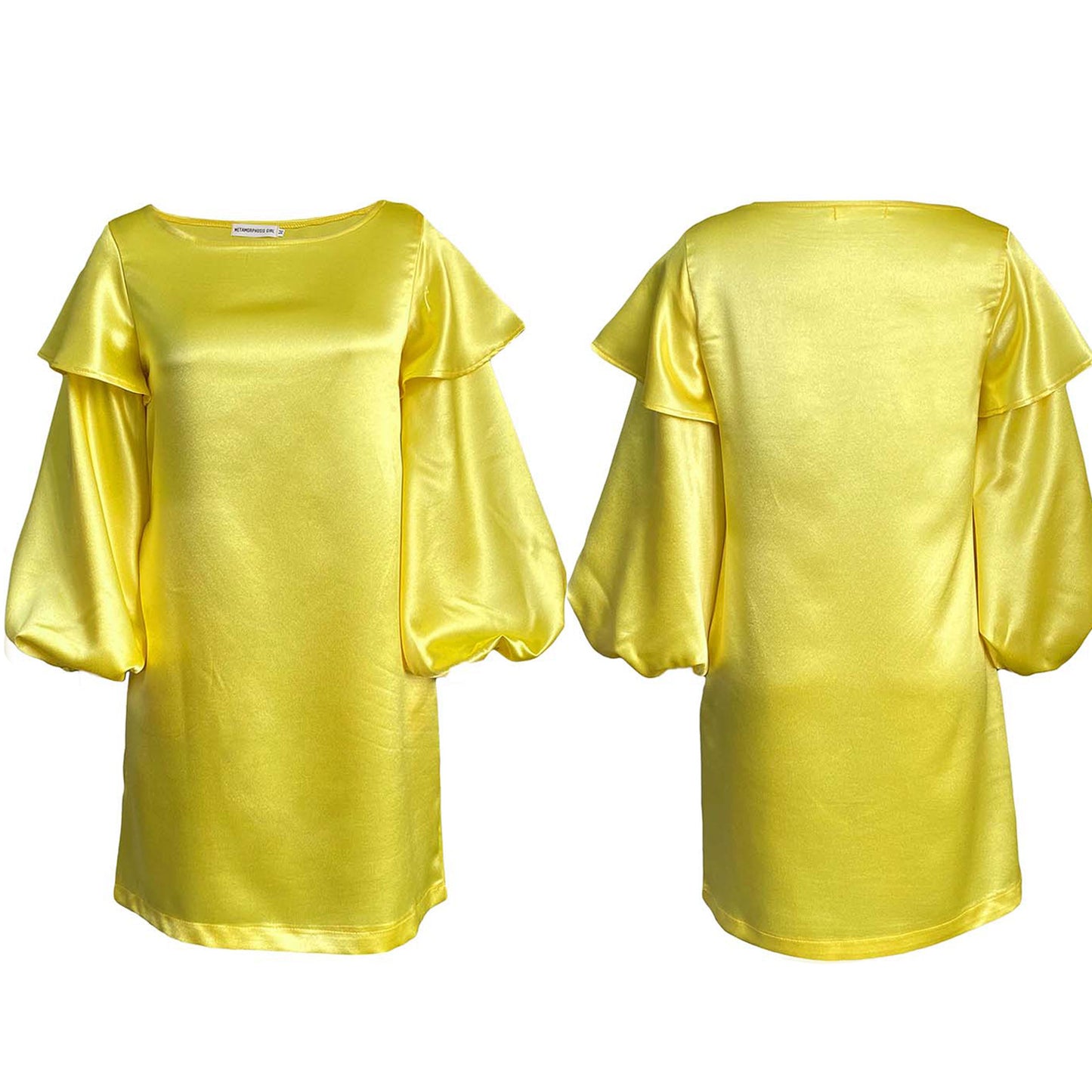 Women's Fashion Wear Loose Puff Sleeves African Dress