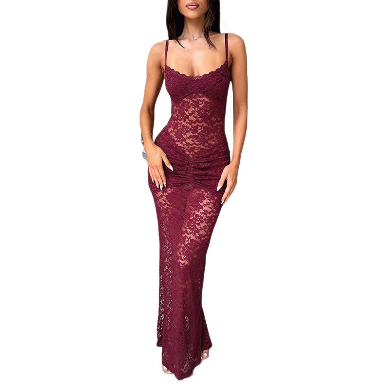 Women's Hot Style Sexy Lace Sheath Dress