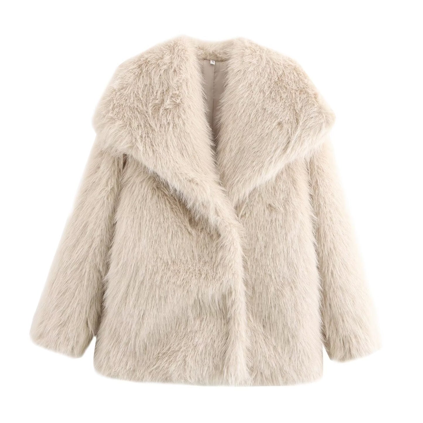 Women's Stylish Fashion Temperament Artificial Fur Coats