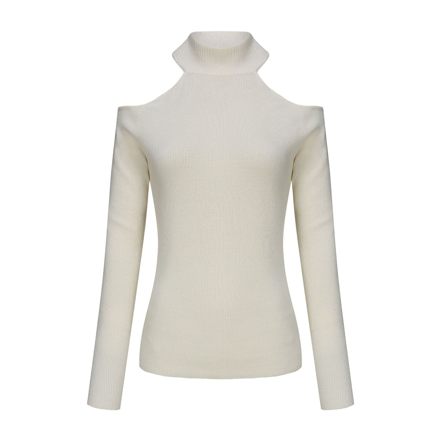 Women's Early Spring Sexy Halter Design Versatile Show Women's Sweater