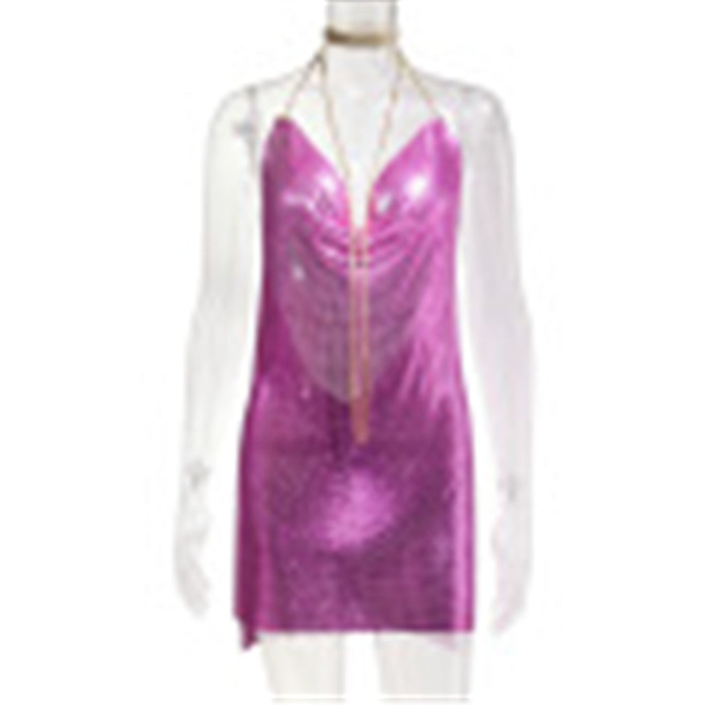 Women's Sequins Dress Sexy Sweet Spicy Style Dresses