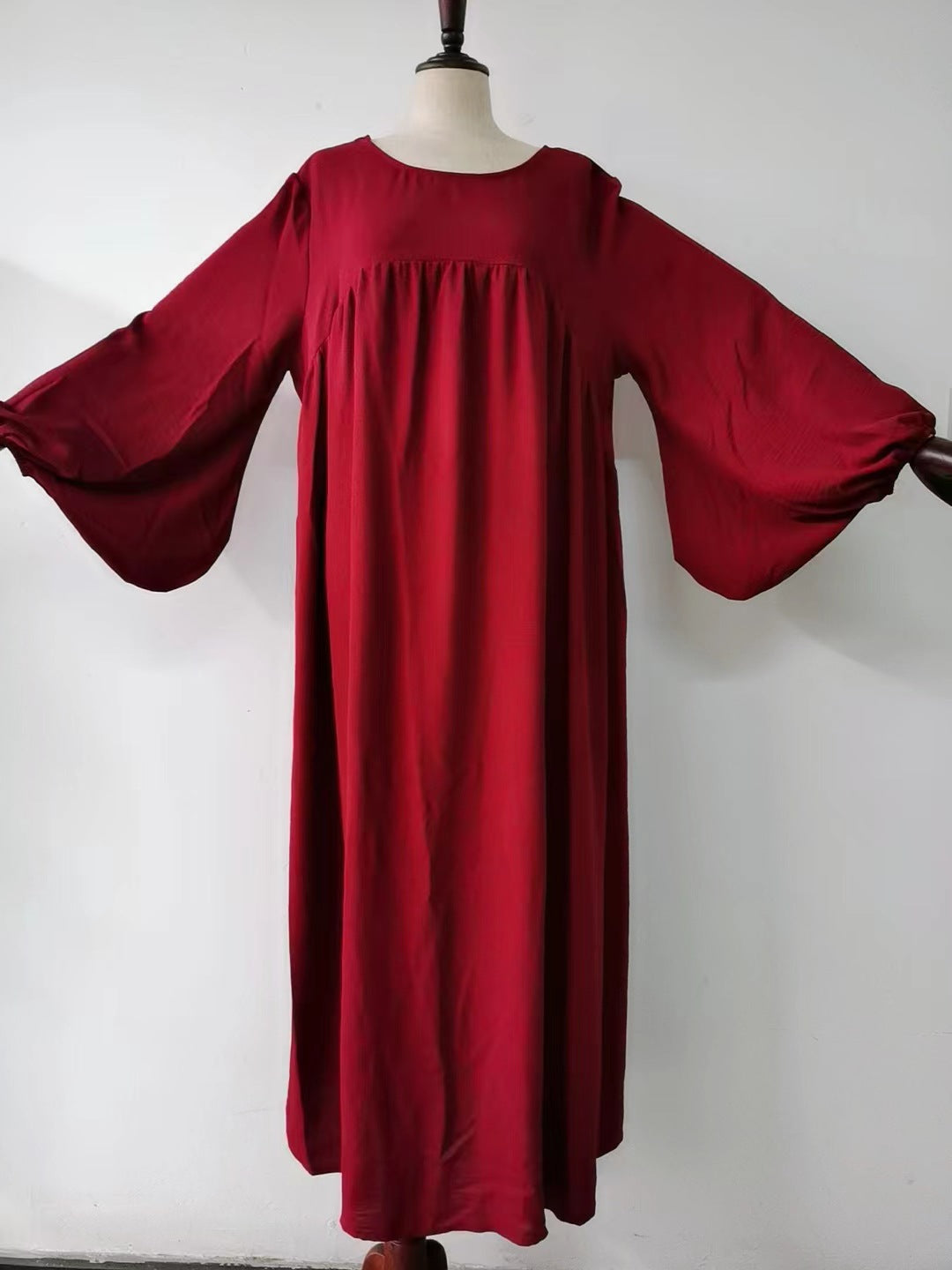 Large Swing Solid Color Loose Sweet Dress