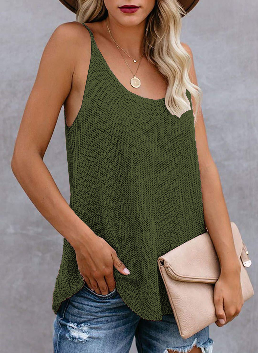 Casual Women's Summer Round Neck Loose Women's Sweater