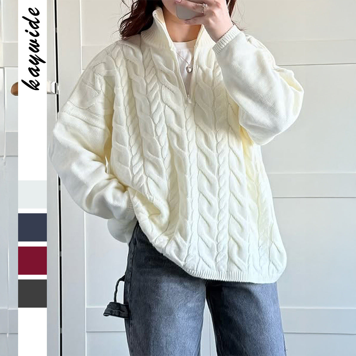 Women's Leisure Vacation Woolen Solid Color Long Clothing