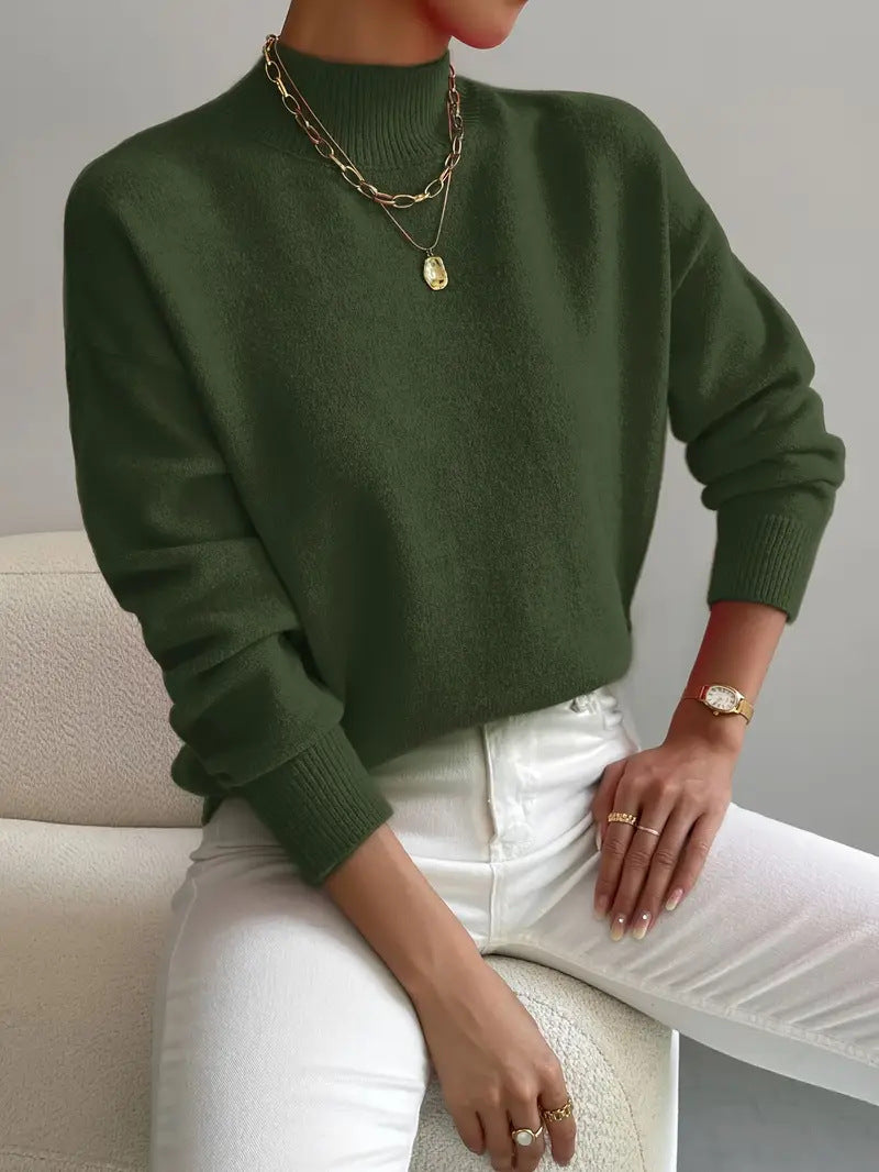 Women's Casual Comfortable Elegant Pullover Knitted Temperament Sweaters