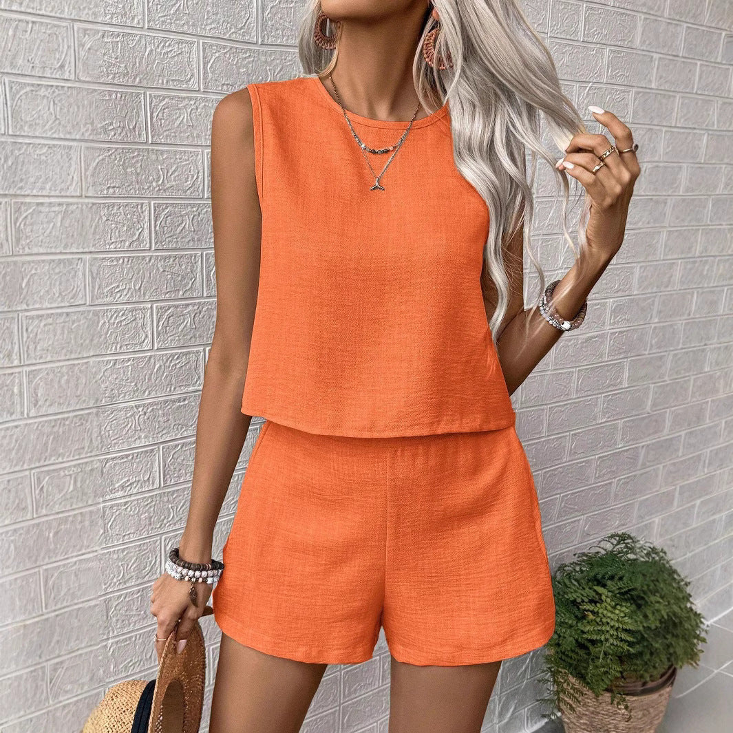 Women's Solid Color Simple Everyday Sleeveless For Suits