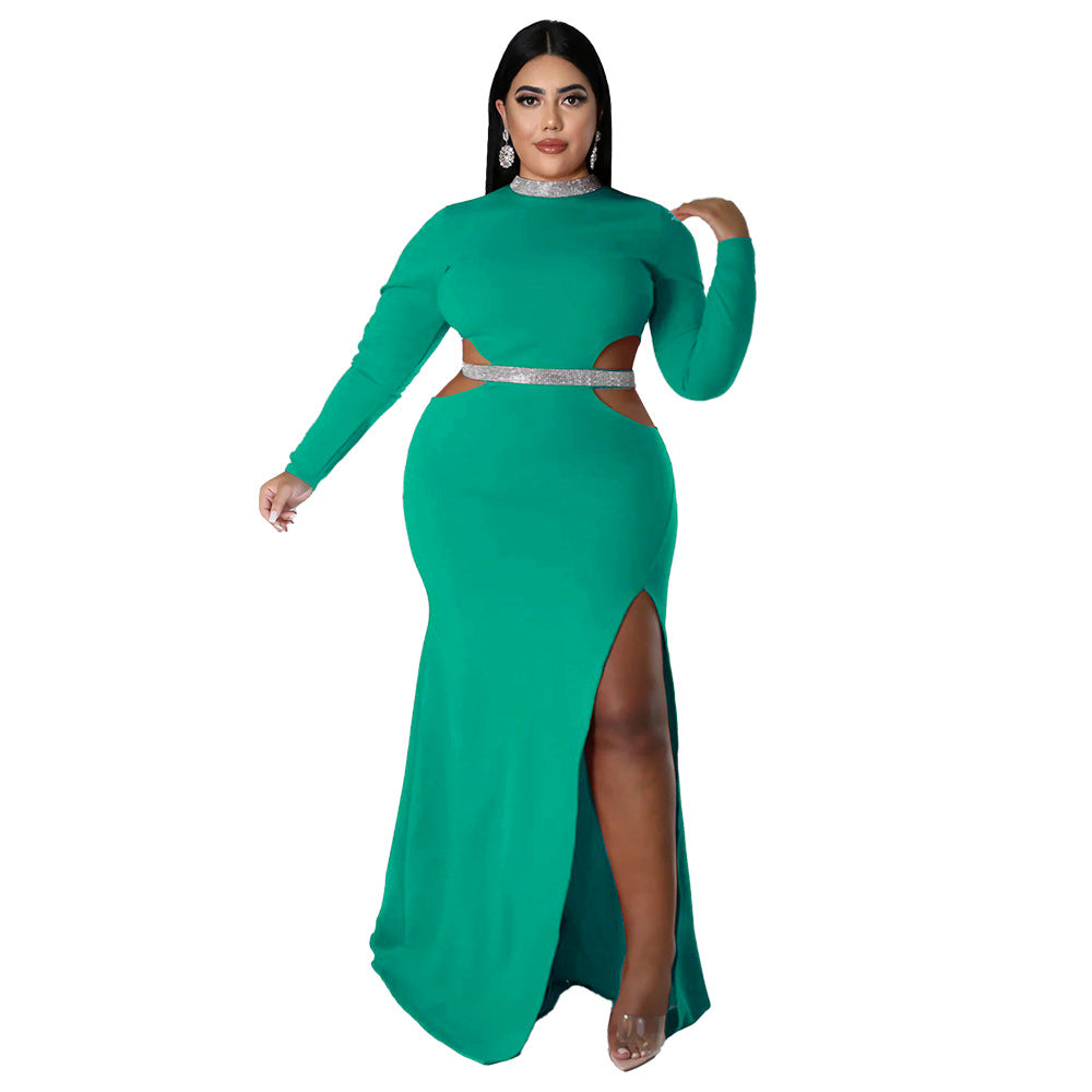 Women's Autumn Fashion Wear Sexy Waist Split Dresses
