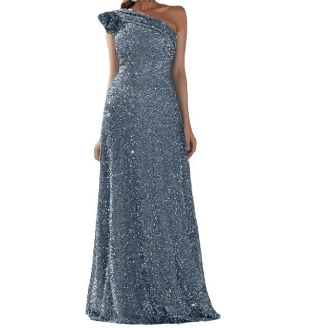 Shoulder Backless Sleeveless Long Prom Sier Large Dresses