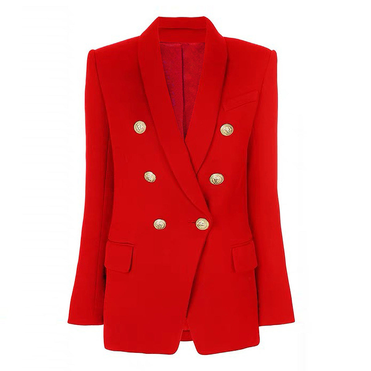 Women's Senior Classic Green Collar High Quality Blazers