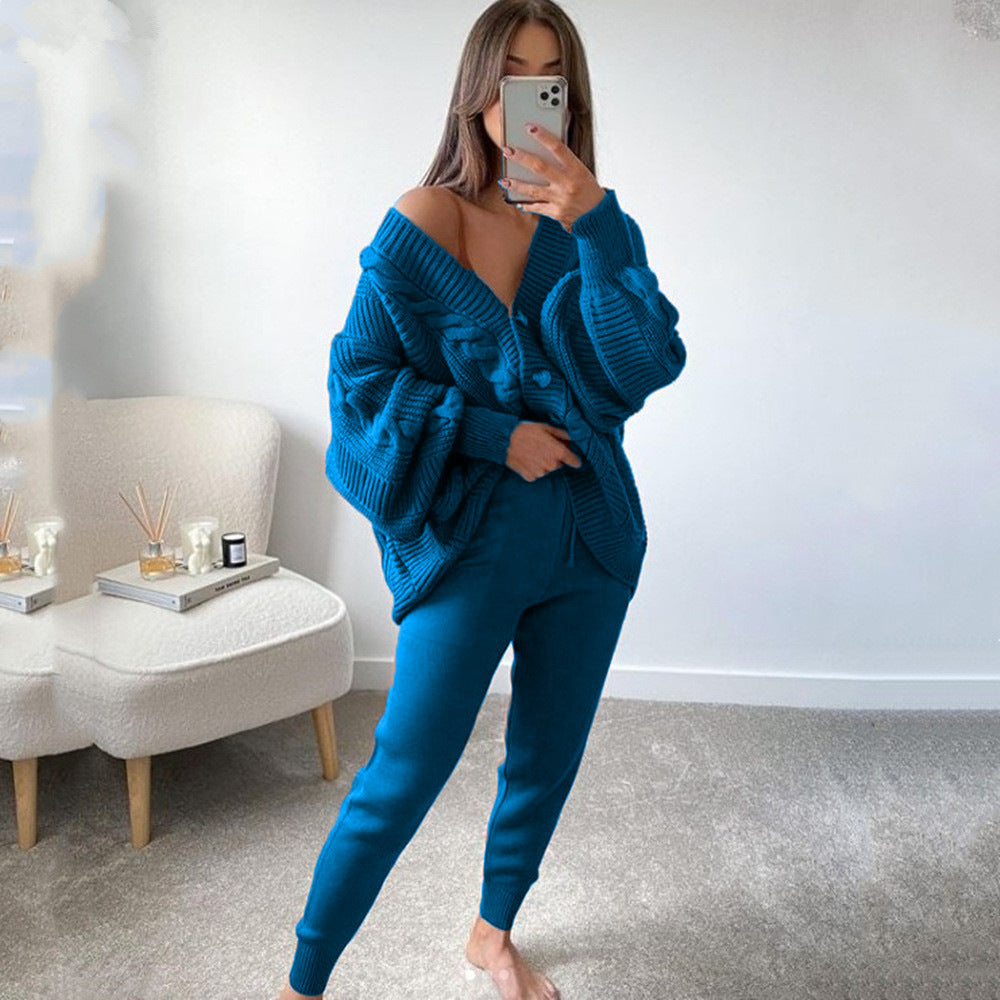 Women's Fashion Solid Color Slimming Long Sleeve Sweater