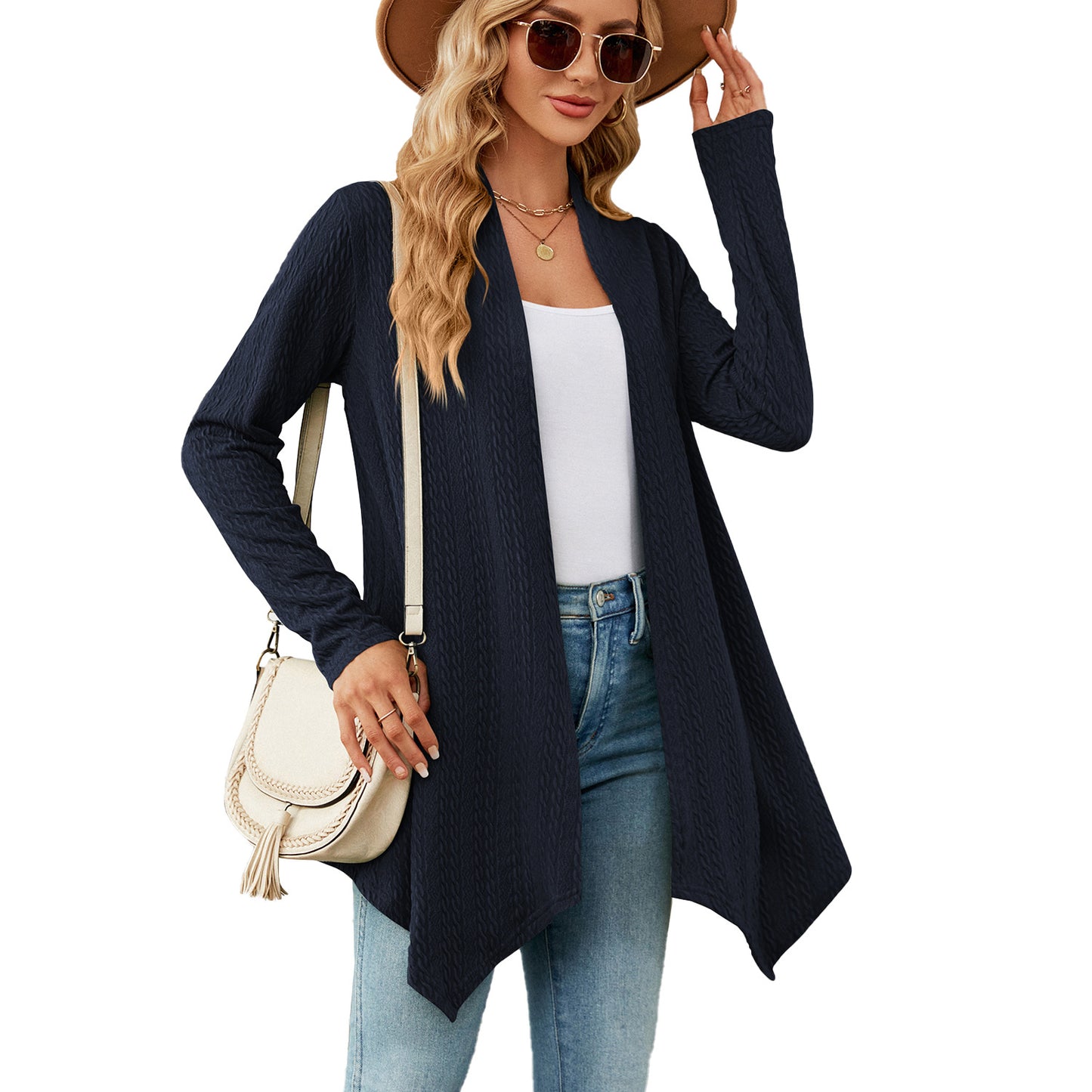 Women's Solid Color Loose Long Sleeves Women's Sweater