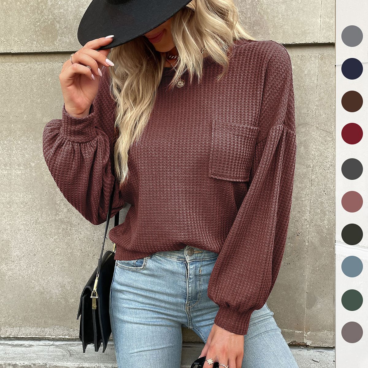 Attractive Classy Unique Women's Long-sleeved Backless Women's Sweater