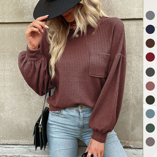 Attractive Classy Unique Women's Long-sleeved Backless Women's Sweater
