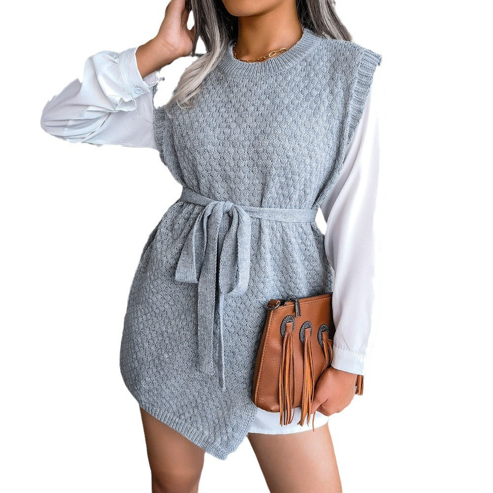 Graceful Women's Clearance Casual Woolen Knitted Dress