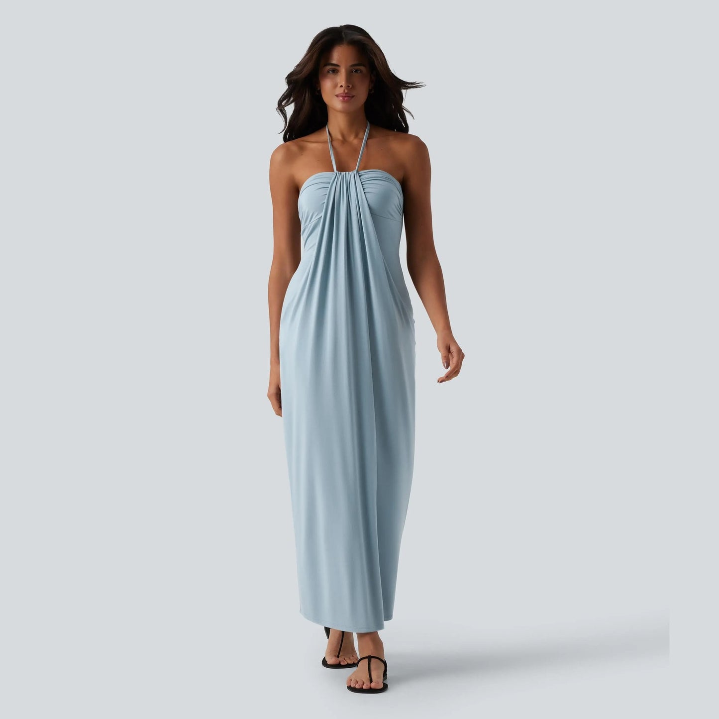 Women's Style Pure Color Tied Sexy Backless Clothing
