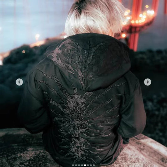 Women's & Men's & Street Retro Hip Hop Embroidery Personality Sweaters