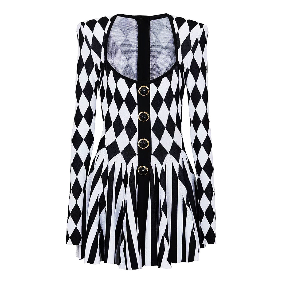 Quality Long Sleeve Slim Fit Slimming Knitted Dresses