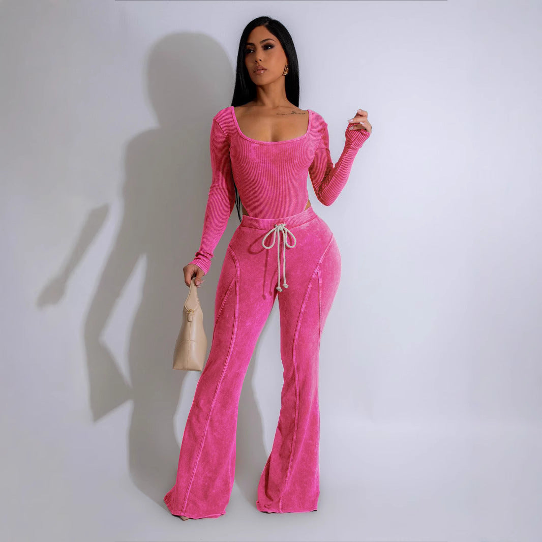 Women's Fashion Wear Sexy Tight Workout Exercise Suits