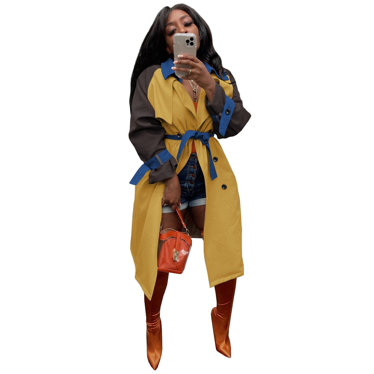 Women's Comfortable Fashion Casual Trench Overcoat Coats