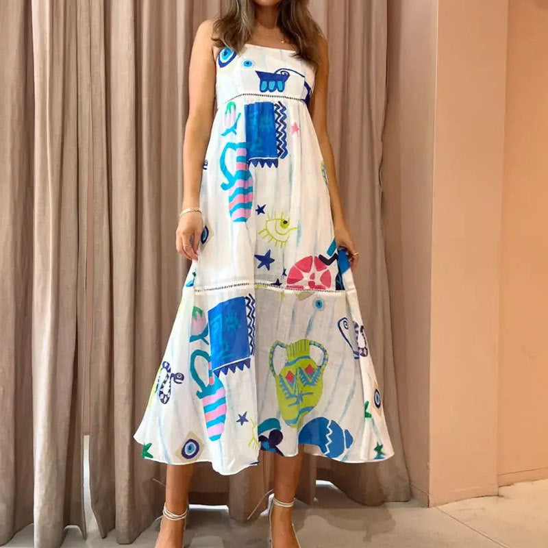 Women's Autumn Sexy Large Swing Dress Iti Dresses