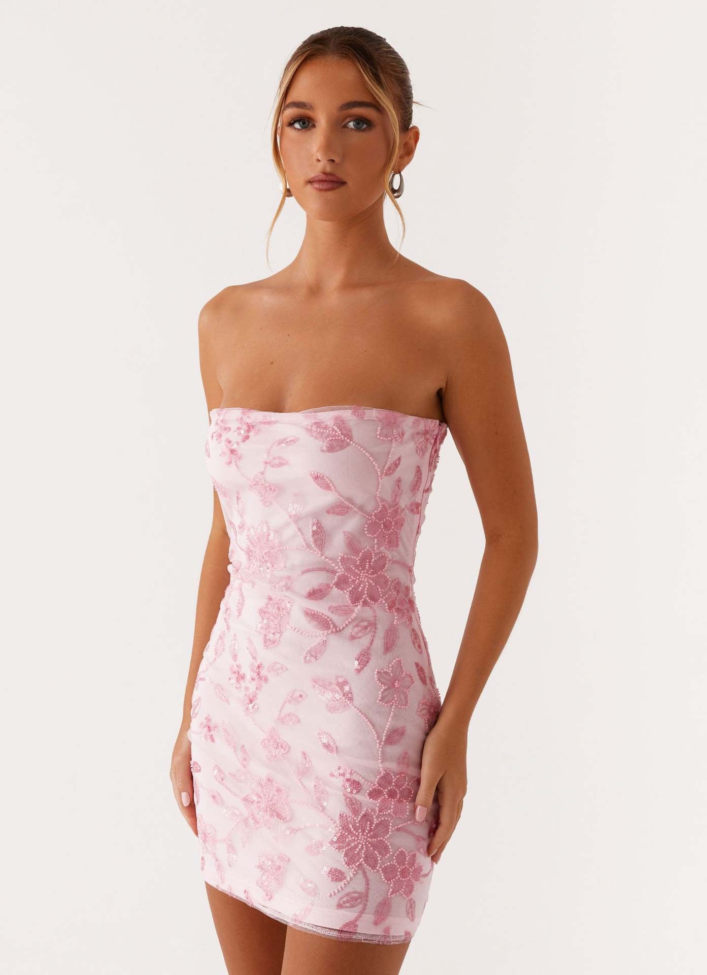 Women's Summer Fashion Sexy Tube With Sequins Sheath Tops