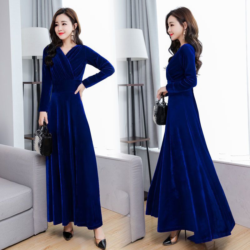 Women's Spring Long Graceful Sleeve Autumn Dress