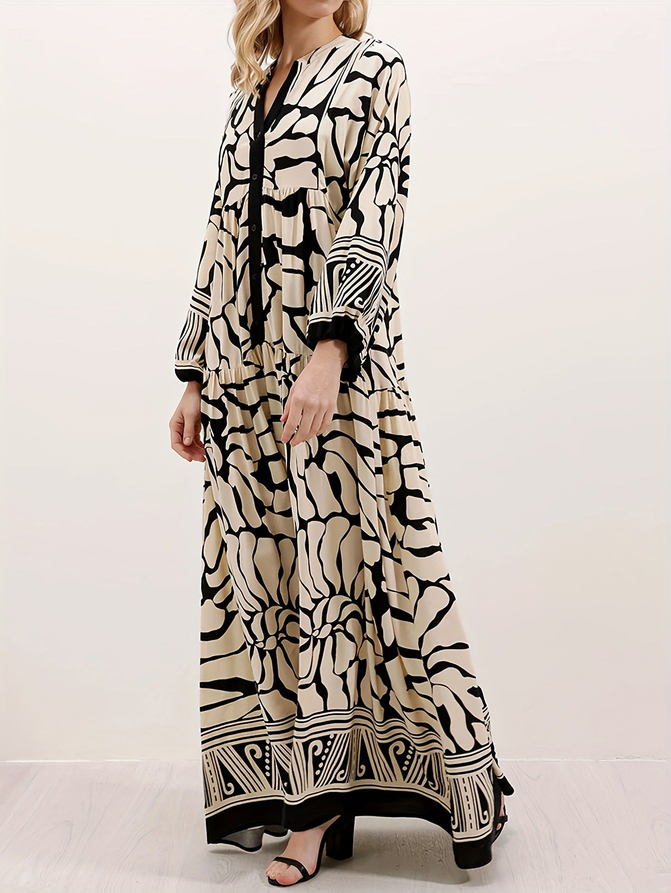 Elegant Graceful Noble Robe Soft Comfortable Design Dress